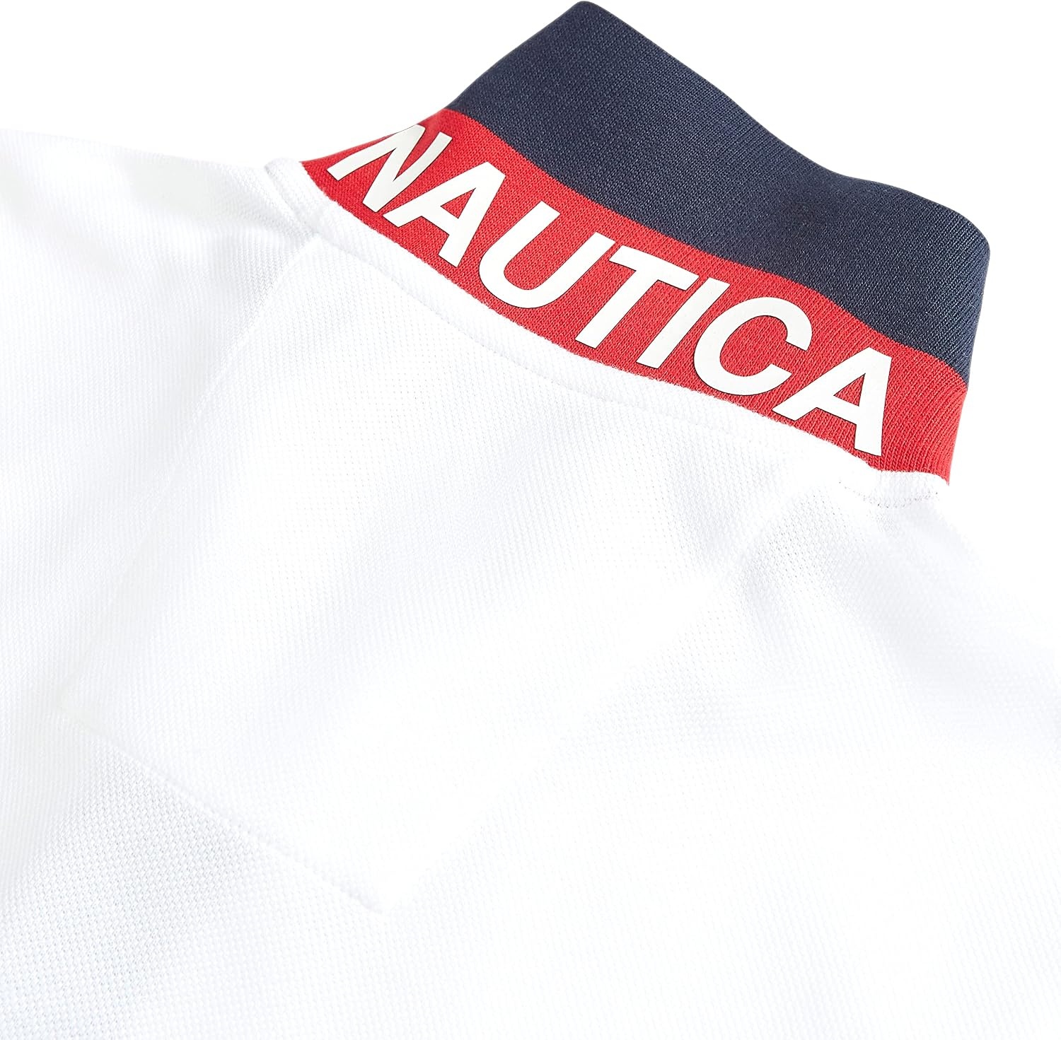 image:imageNautica Mens Classic Fit Short Sleeve Performance Pique Polo ShirtBright White