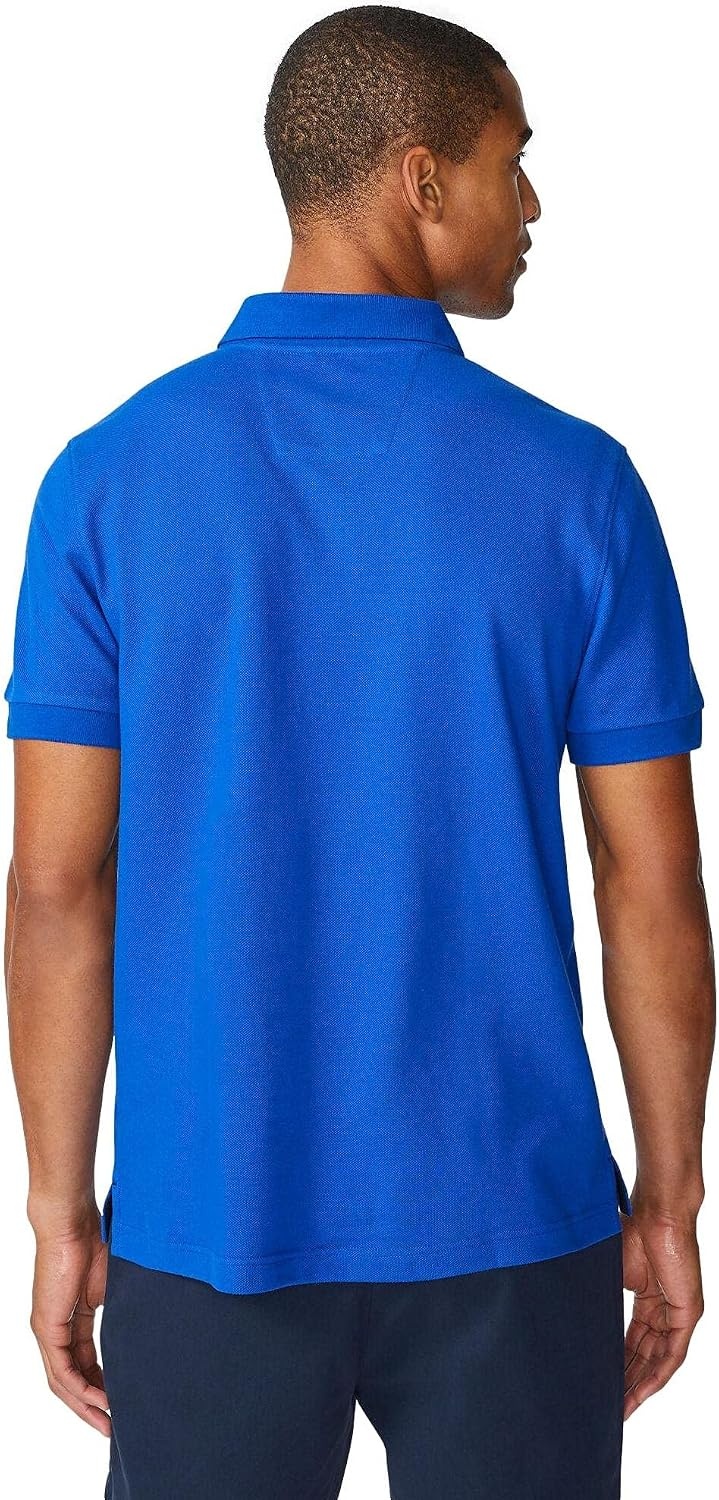 image:imageNautica Mens Classic Fit Short Sleeve Solid Soft Cotton Polo ShirtBright Cobalt