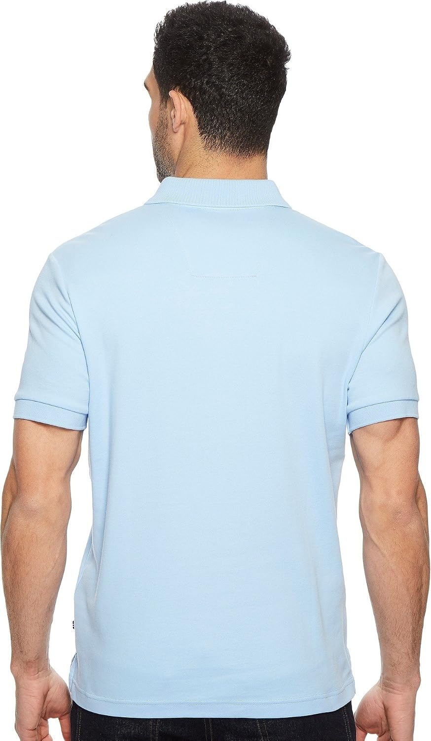 image:imageNautica Mens Classic Fit Short Sleeve Solid Soft Cotton Polo ShirtNoon Blue