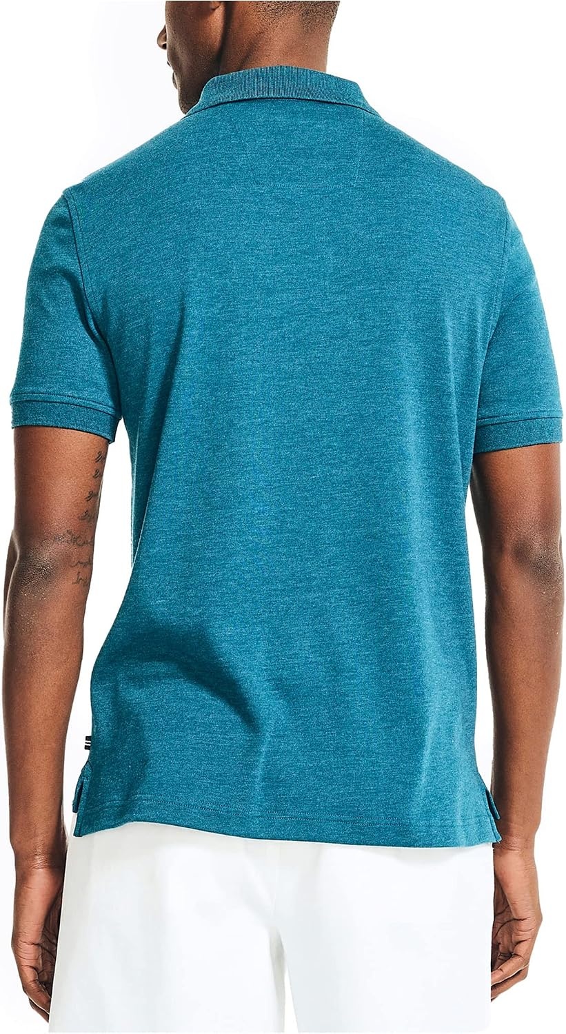 image:imageNautica Mens Interlock PoloBlue Coral Heather