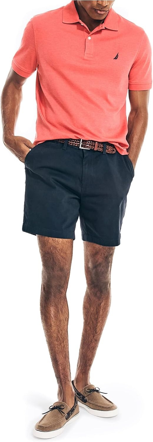 image:imageNautica Mens Interlock PoloSail Red Heather
