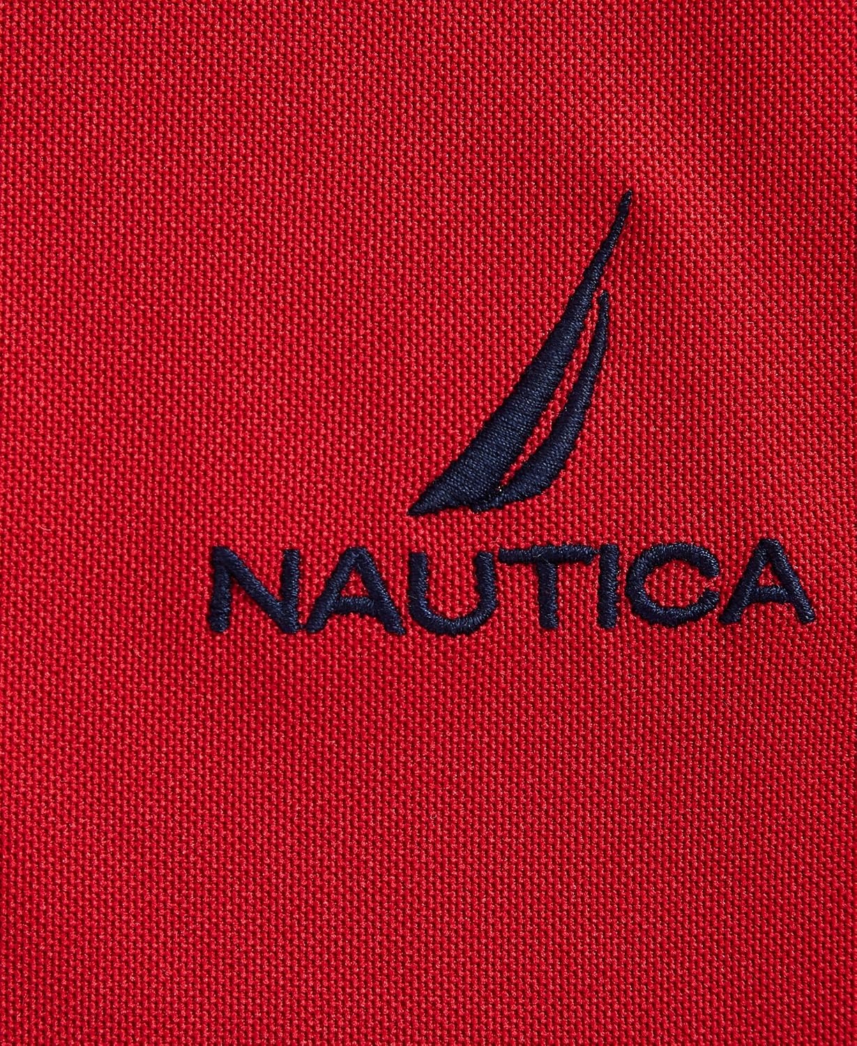 image:imageNautica Mens Nautica Mens Navtech Stripe Collar PoloNautica Red