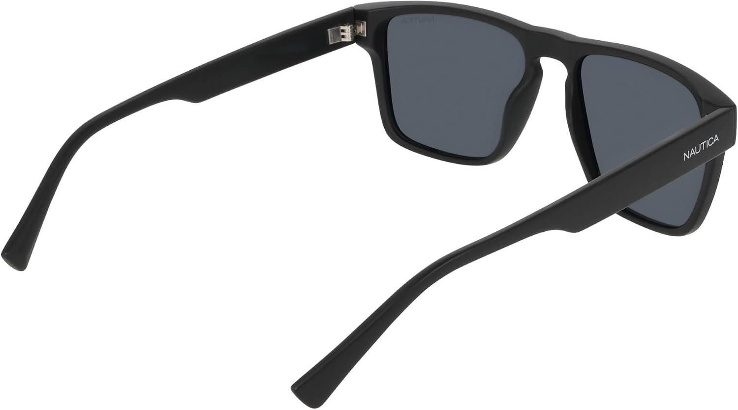 image:imageNautica Mens Sunglasses N920SP Matte Black with Solid Smoke Polarized Lens