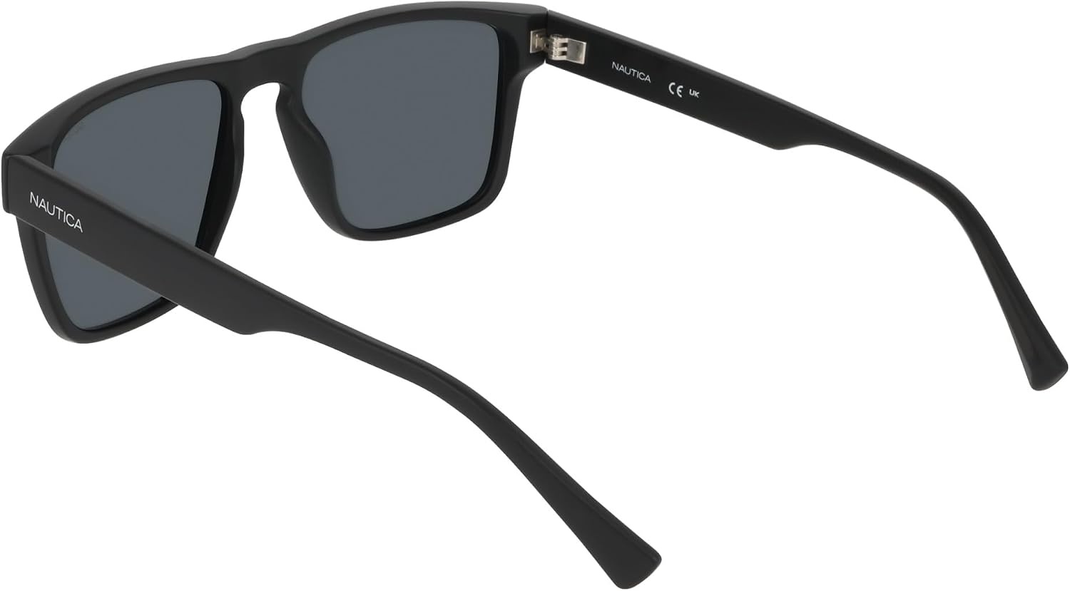 image:imageNautica Mens Sunglasses N920SP Matte Black with Solid Smoke Polarized Lens
