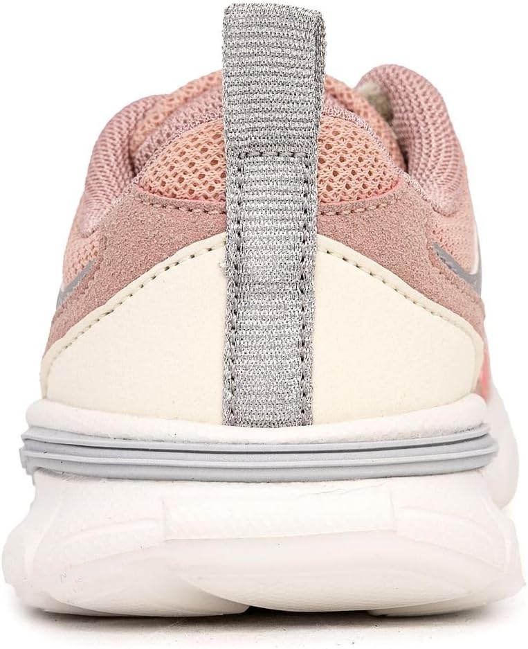 image:imageNautica Toddler Boys amp Girls Athletic Running Sneakers Lightweight Breathable Mesh Tennis Shoes with Bungee Laces Comfortable Walking amp School FootwearPink Bone Grey