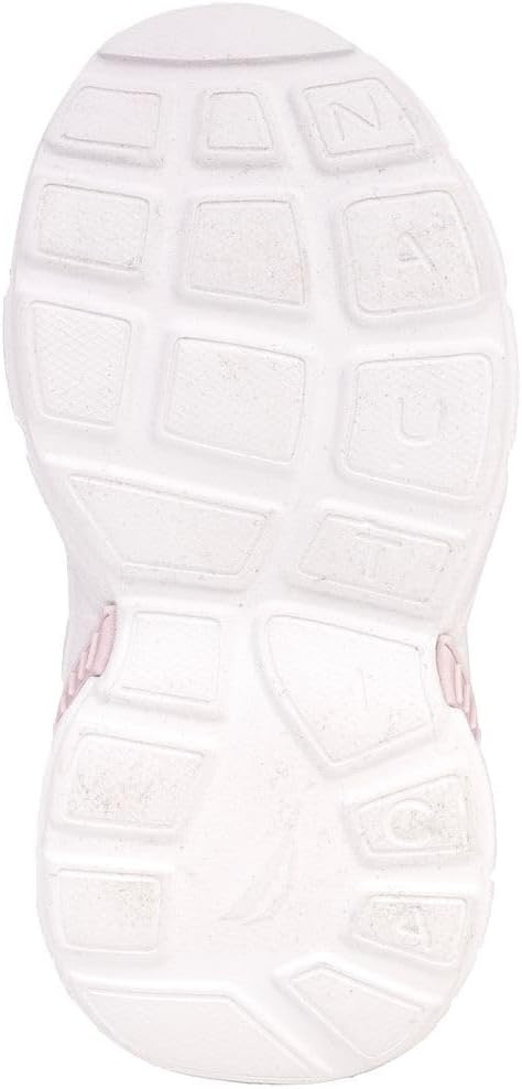 image:imageNautica Toddler Boys amp Girls Athletic Running Sneakers Lightweight Breathable Mesh Tennis Shoes with Bungee Laces Comfortable Walking amp School FootwearWhite Iridescent Pink