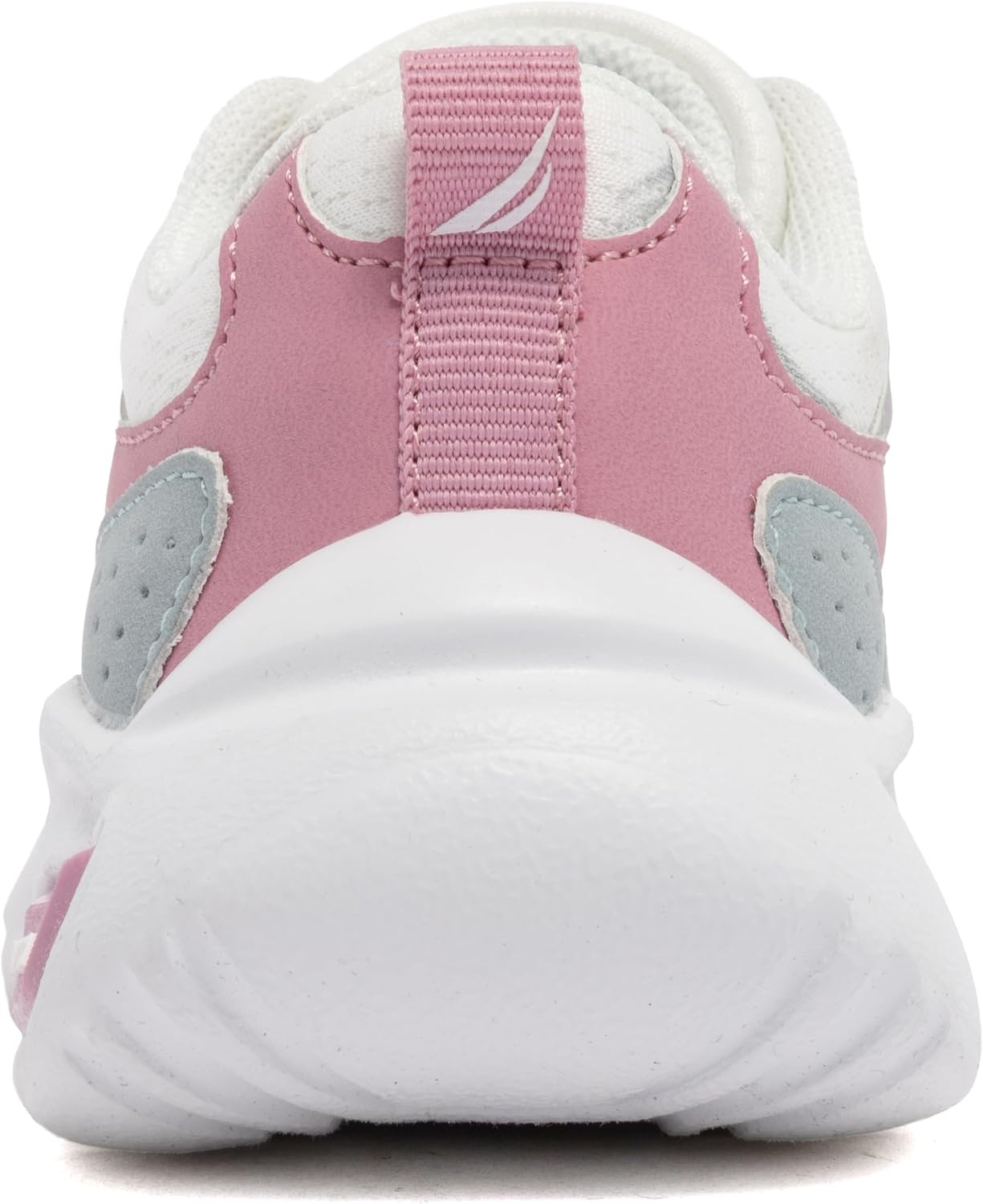 image:imageNautica Toddler Boys amp Girls Athletic Running Sneakers Lightweight Breathable Mesh Tennis Shoes with Bungee Laces Comfortable Walking amp School FootwearPink Lilac Blue
