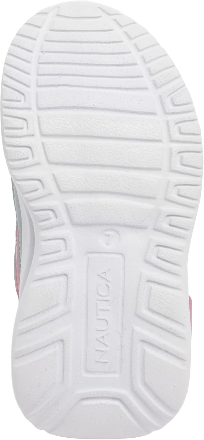 image:imageNautica Toddler Boys amp Girls Athletic Running Sneakers Lightweight Breathable Mesh Tennis Shoes with Bungee Laces Comfortable Walking amp School FootwearPink Lilac Blue