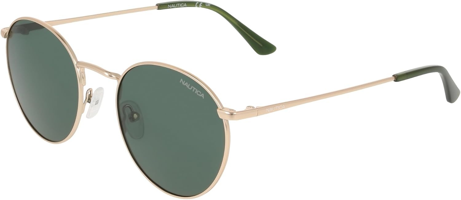 image:imageNautica Unisex N110sp Round SunglassesGold