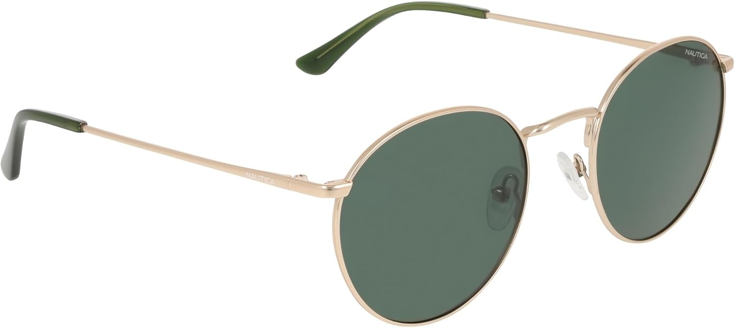 image:imageNautica Unisex N110sp Round SunglassesGold