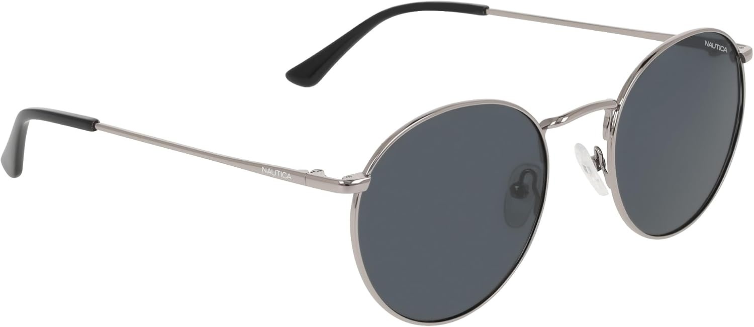 image:imageNautica Unisex N110sp Round SunglassesGunmetal