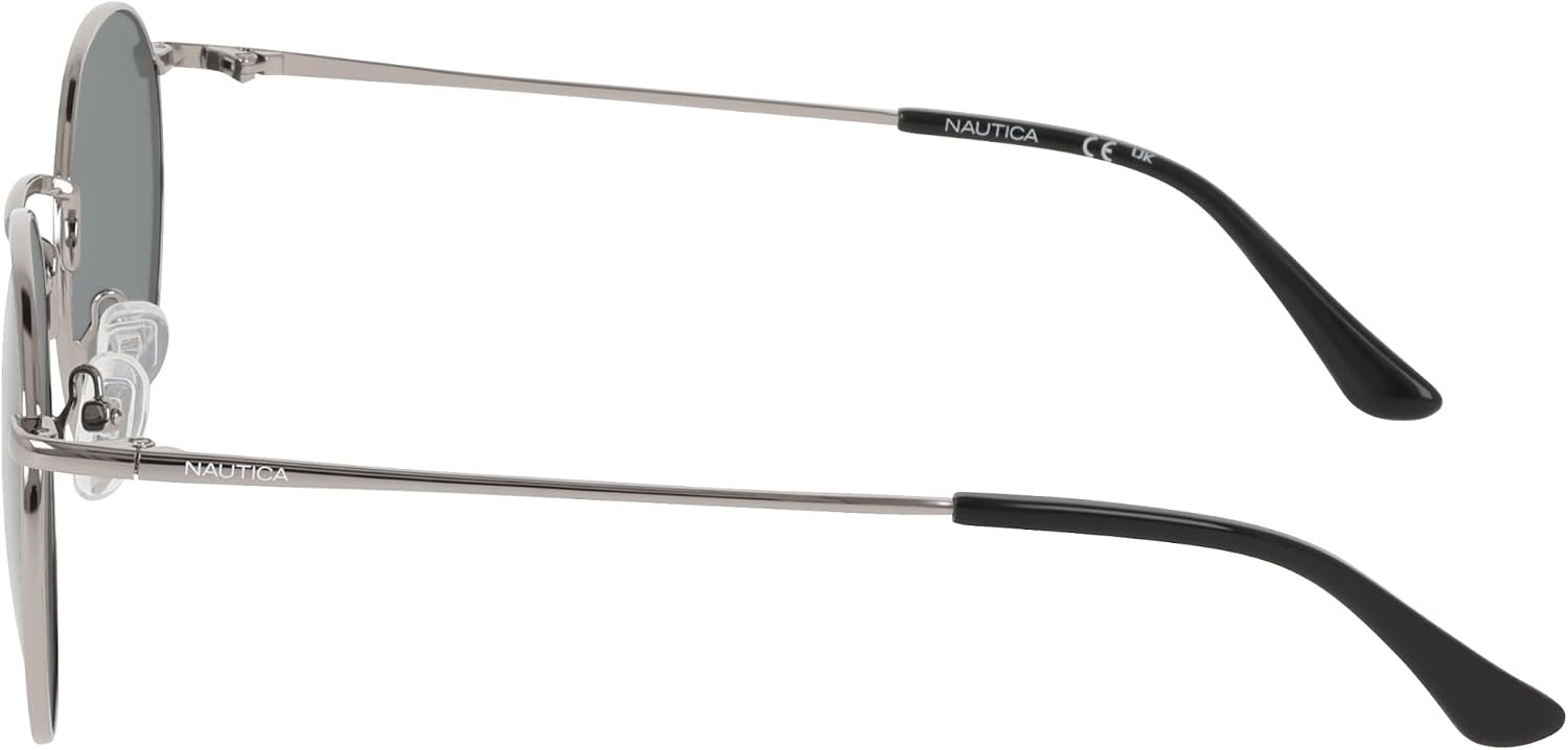image:imageNautica Unisex N110sp Round SunglassesGunmetal