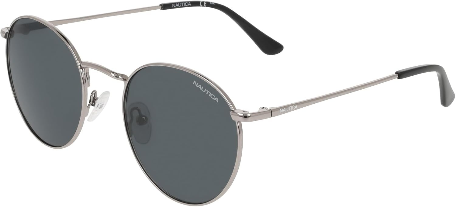 image:imageNautica Unisex N110sp Round SunglassesGunmetal