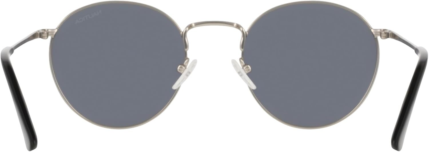 image:imageNautica Unisex N110sp Round SunglassesMatte Silver