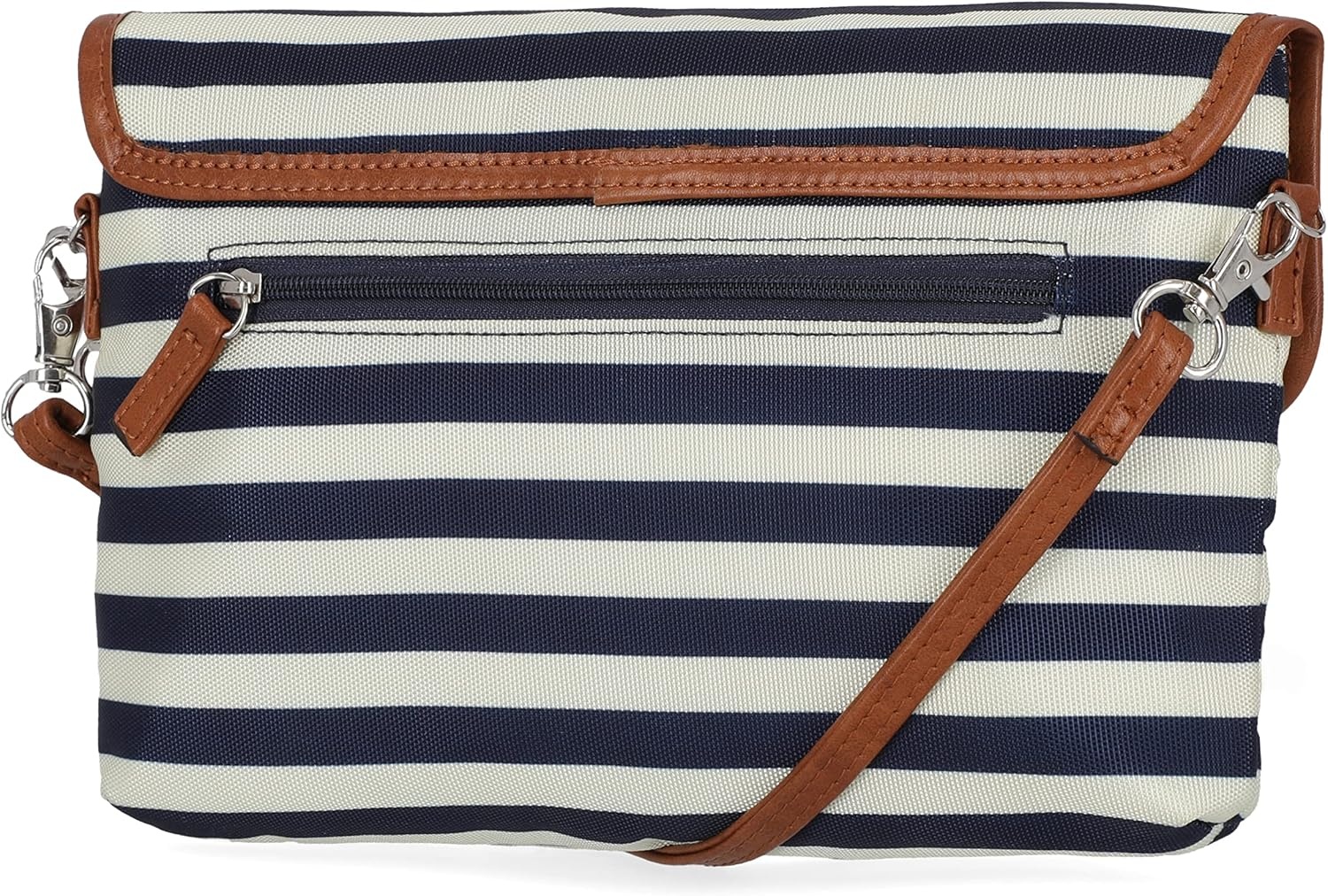 image:imageNautica Womens Rfid Blocking Mini CrossbodyIndigoBoneSand