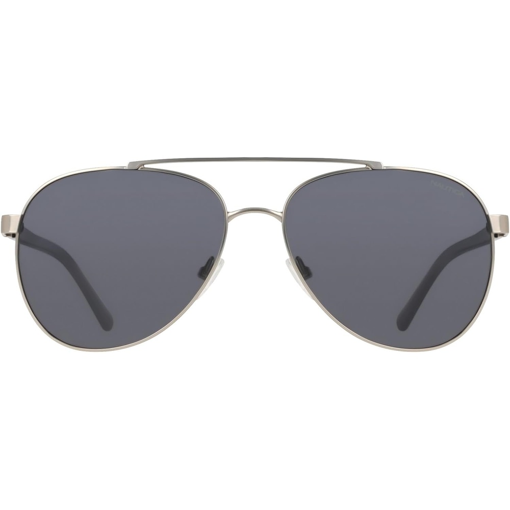 image:imageNautica mens N111sp Pilot SunglassesMatte Silver