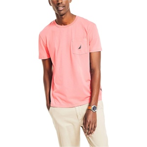 Nautica Men’s Classic Fit Pocket T-Shirt(Teaberry)