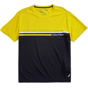 Nautica Men’s Nautica Men’s Navtech Colorblock Tee(Zest)