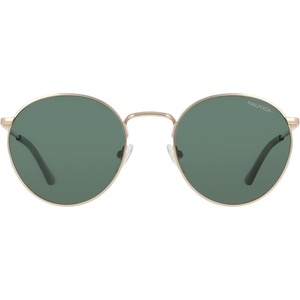 Nautica Unisex N110sp Round Sunglasses(Gold)