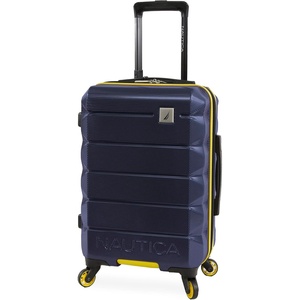 Nautica Quest 29″ Check In Hardside Spinner Luggage(Navy / Yellow)