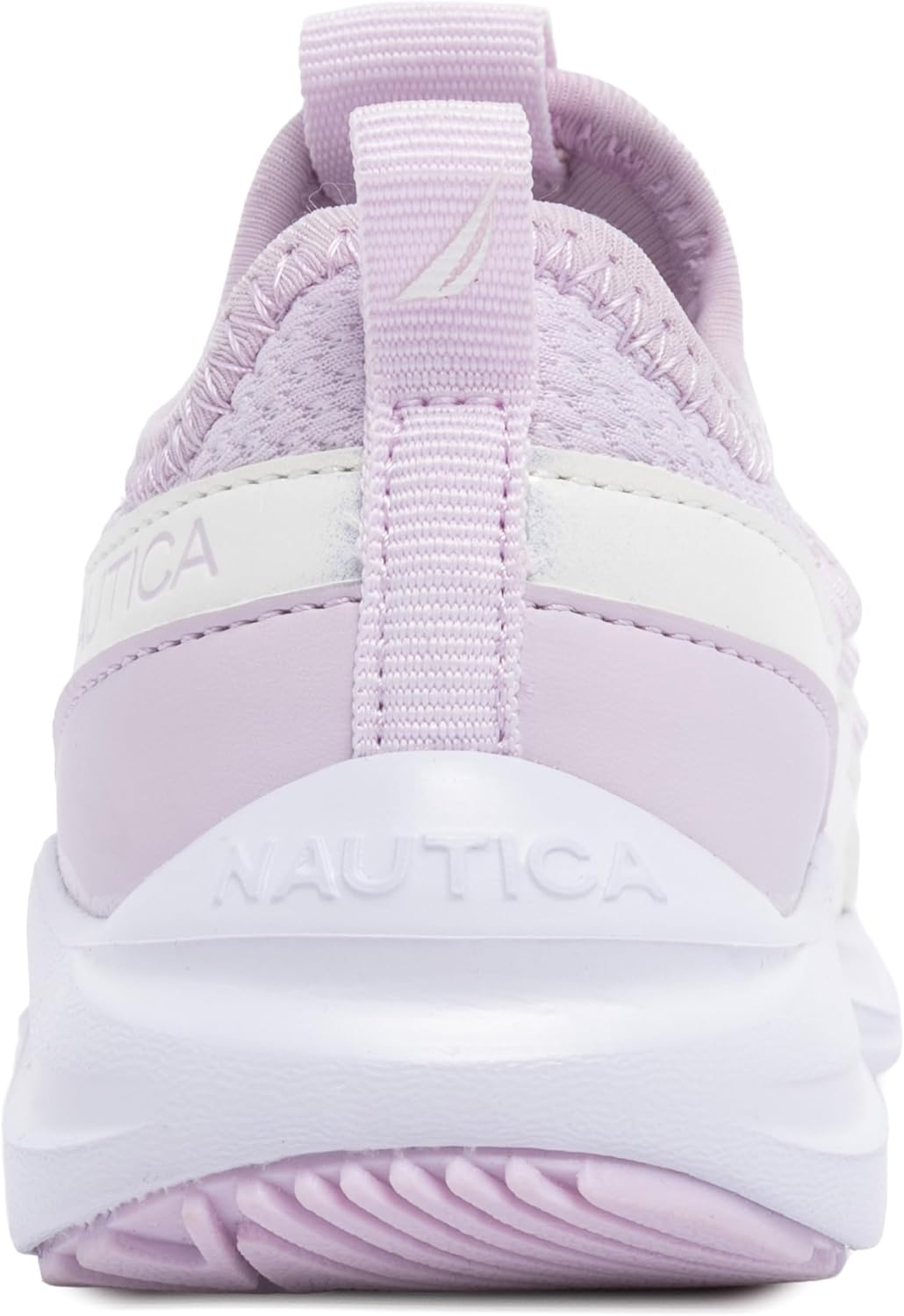 image:imageNautica Kids Boys and Girls Athletic SlipOn Sneakers Lightweight Bungee Running Shoes for Toddler Little Kid and Big KidLilac Iridescent