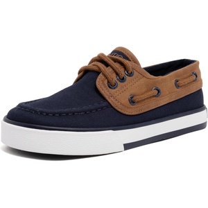 Nautica Kid’s Casual Boat Shoe Loafers – School Shoes for Boys (Toddler/Little Kid/Big Kid)(Navy Cognac)