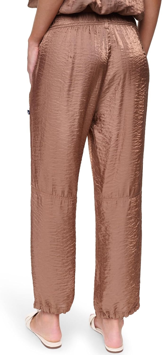image:imageNautica Womens Cotton Poplin Caspian Utility PantBarley