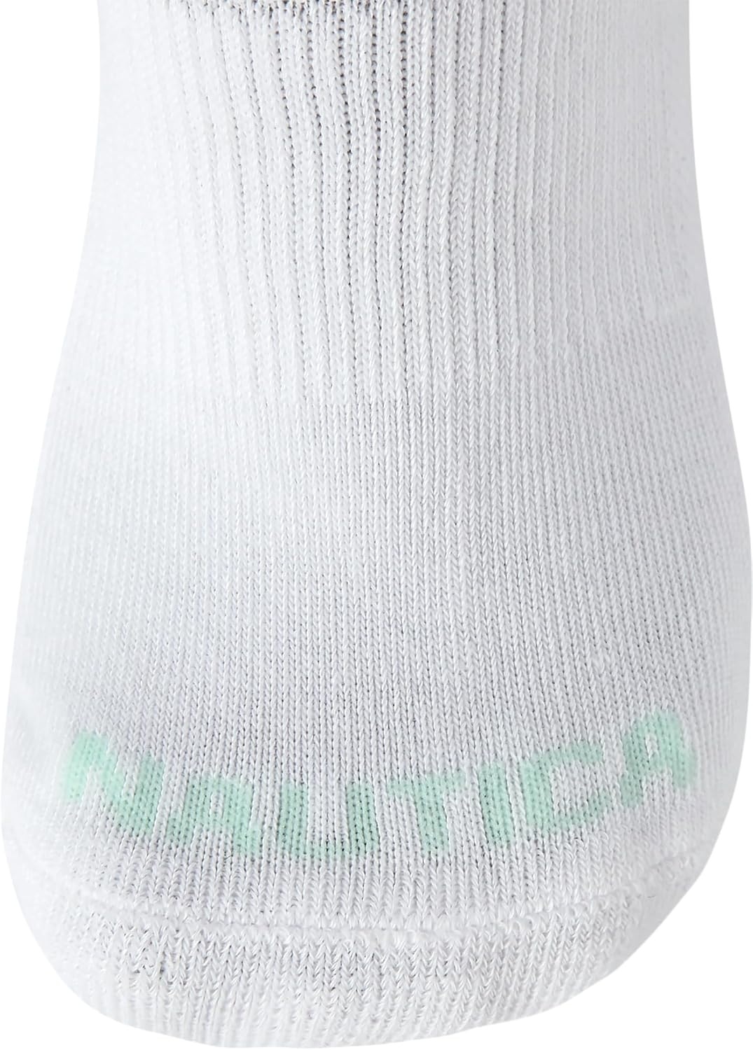image:imageNautica Womens Quarter Cut Moisture Control Athletic Socks with Cushioned Comfort 12 PackAll White