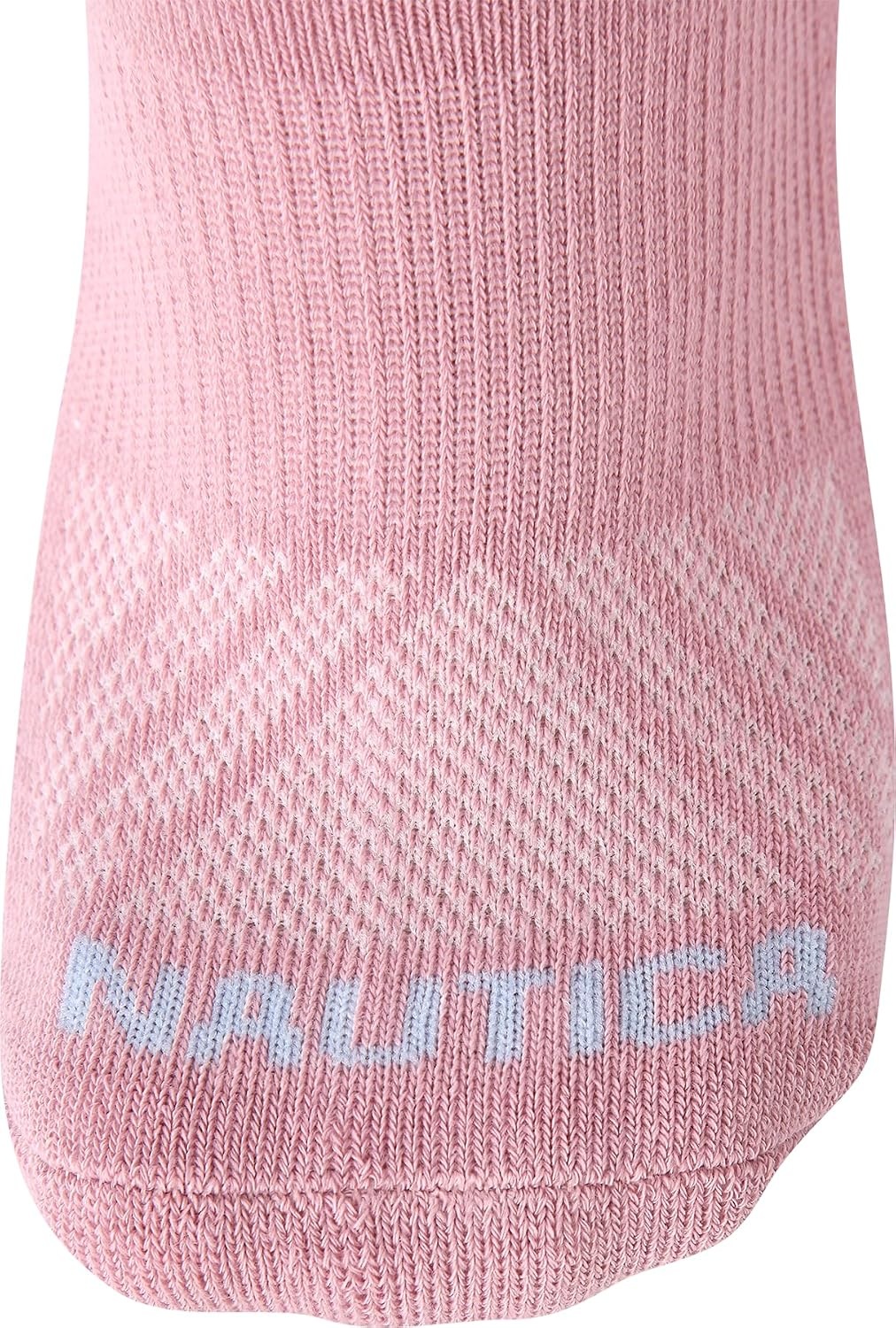 image:imageNautica Womens Quarter Cut Moisture Control Athletic Socks with Cushioned Comfort 12 PackPink Oatmeal