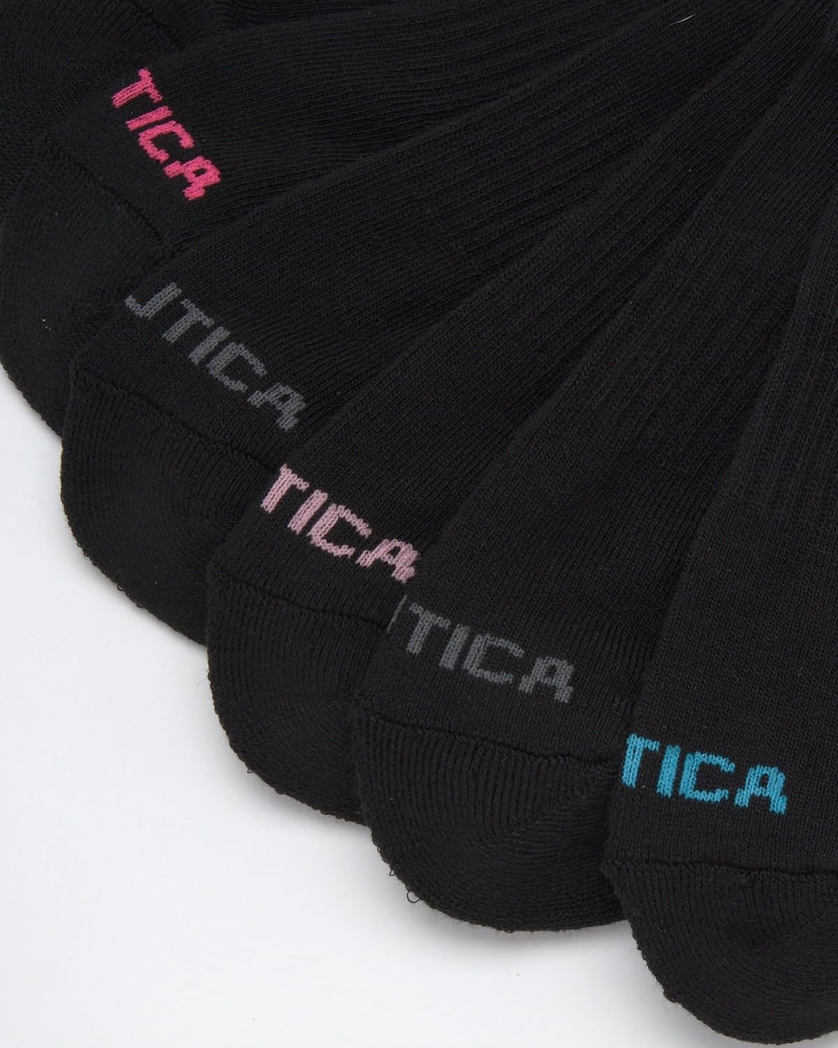 image:imageNautica Womens Quarter Socks 6 Pack Cushioned Moisture Wicking Athletic Quarter Socks for WomenAll Black