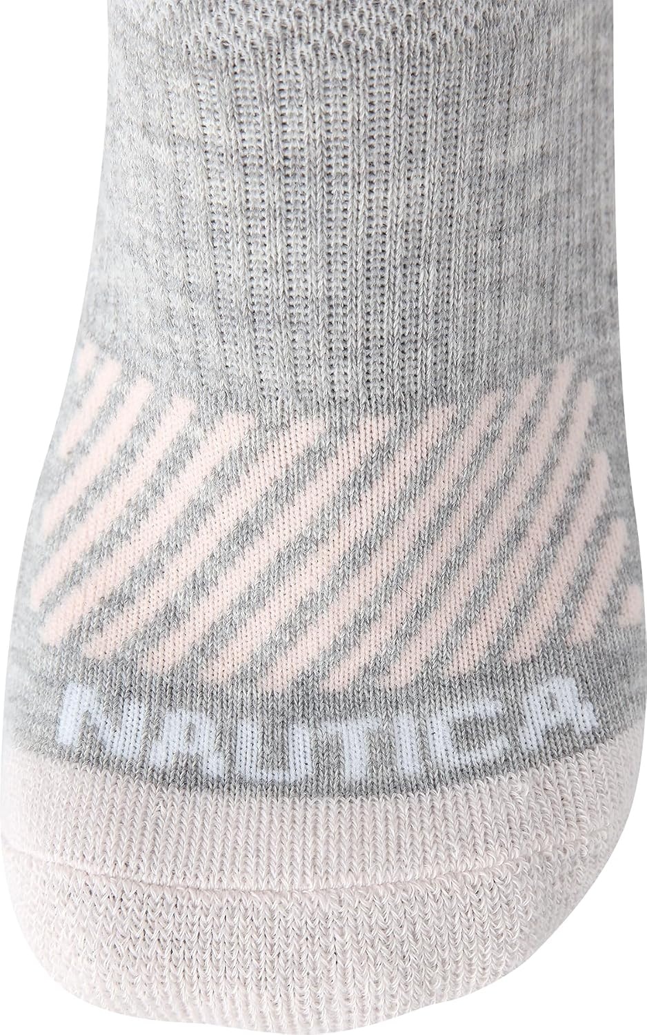 image:imageNautica Womens Quarter Socks 6 Pack Cushioned Moisture Wicking Athletic Quarter Socks for WomenAssorted Logo