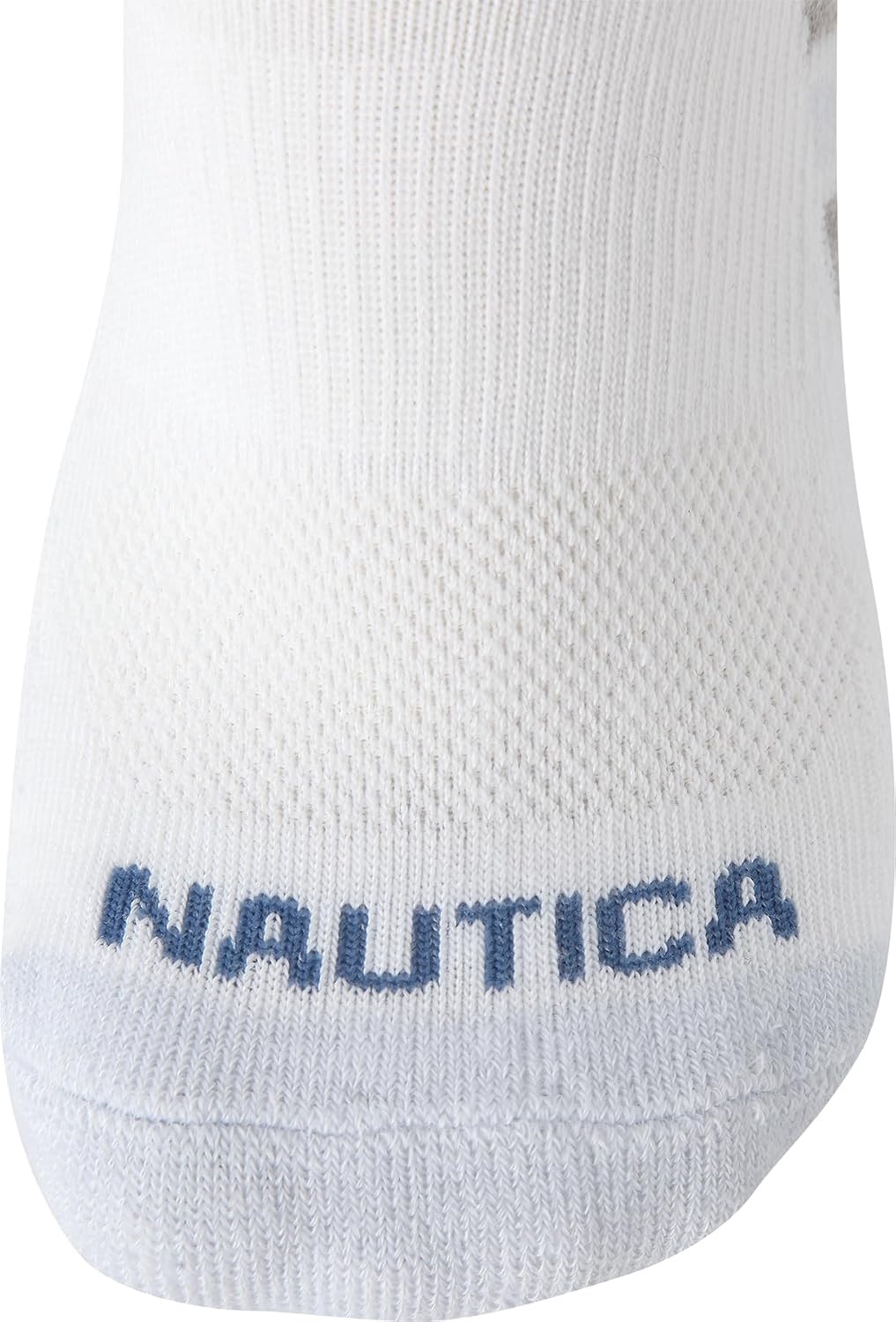 image:imageNautica Womens Quarter Socks 6 Pack Cushioned Moisture Wicking Athletic Quarter Socks for WomenWhite Logo
