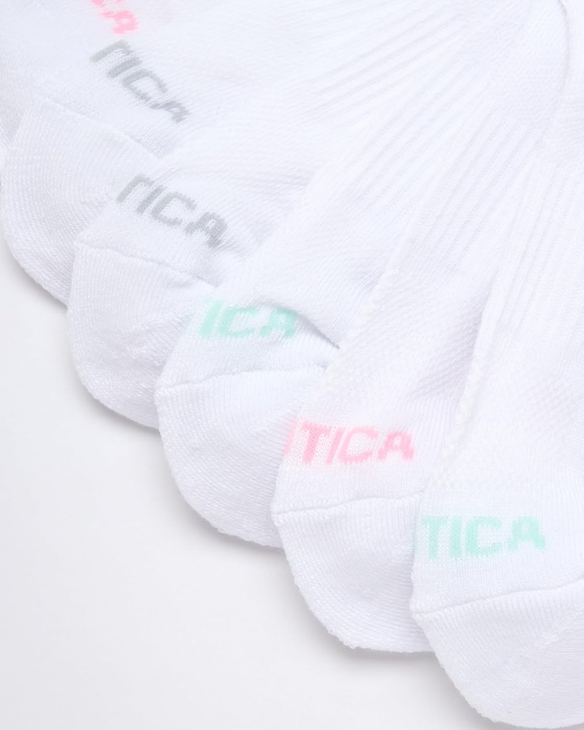 image:imageNautica Womens Quarter Socks 6 Pack Cushioned Moisture Wicking Athletic Quarter Socks for WomenWhiteBlue