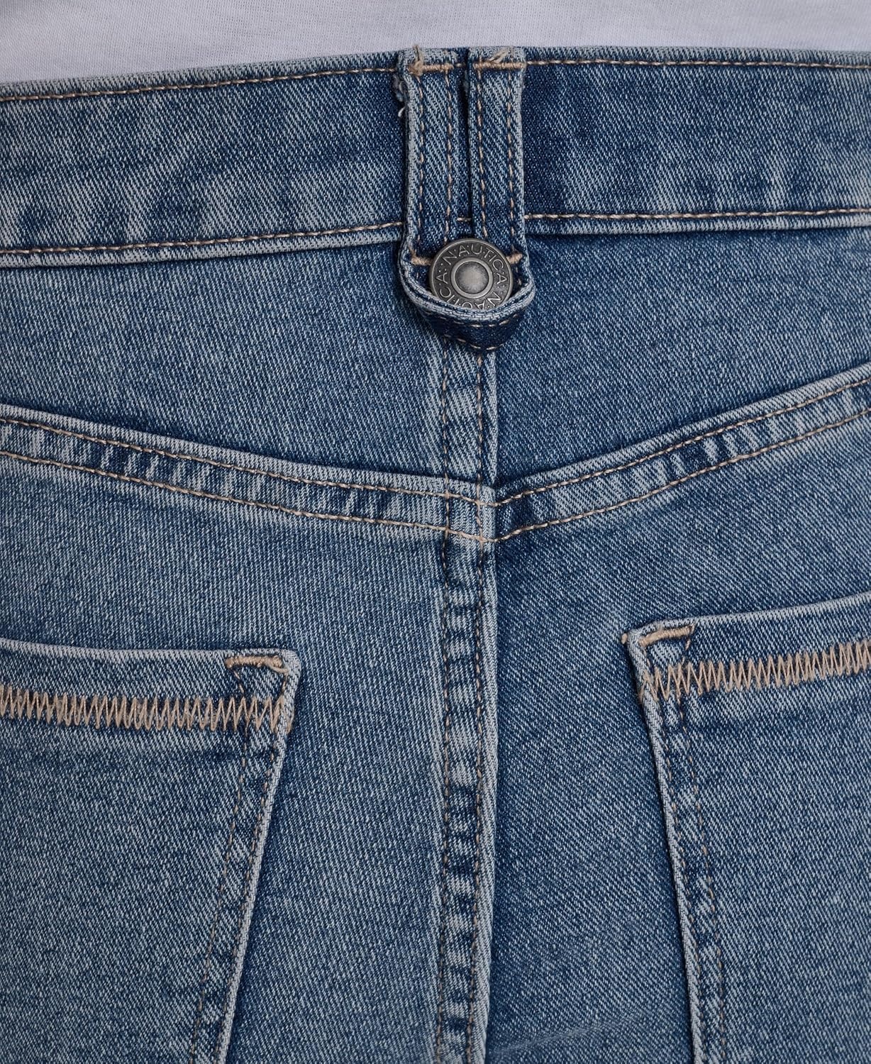 image:imageNautica Womens Surf Cuffed Jean Denim ShortsVintage Blue