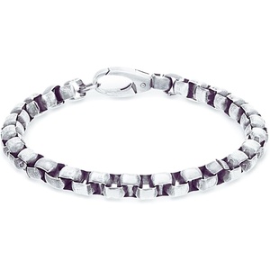 Nautica 6.5 mm Rolo Chain Bracelet for Men Stainless Steel 8.5 Inches