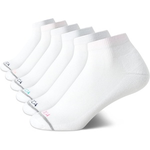 Nautica Womens Quarter Socks – 6 Pack Cushioned Moisture Wicking Athletic Quarter Socks for Women(White)