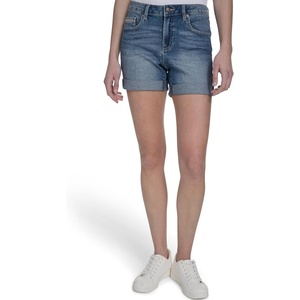 Nautica Women’s Surf Cuffed Jean Denim Shorts(Vintage Blue)