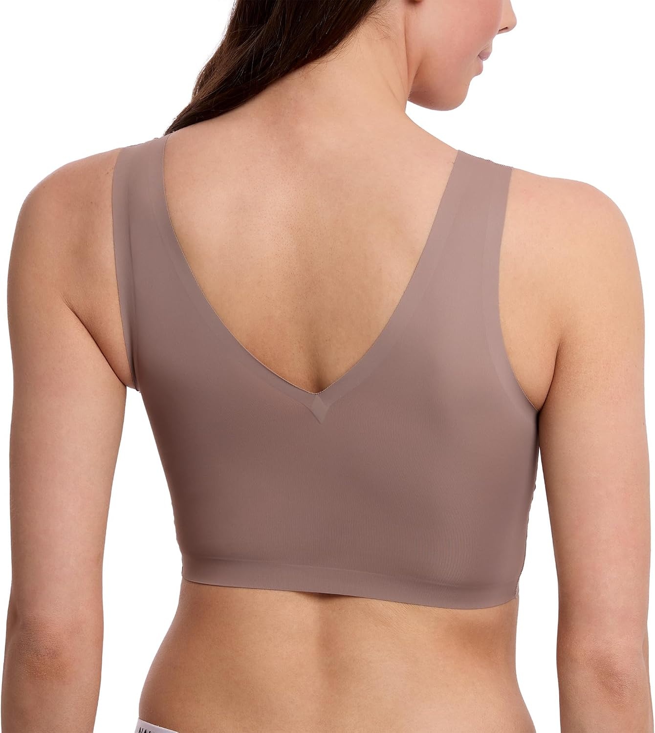 image:imageNautica Womens 3Pack Wireless Bra Laser Lounge NoShow Everyday Comfort BralettesBlackBarely TherePale Taupe
