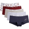Navy Sea/Starlit Grey/Md Heather Grey/Deep Pomegranate/Brushed Floral