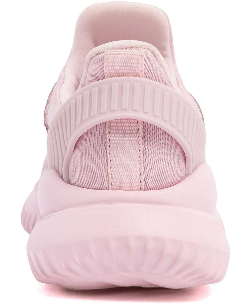 image:imageNautica Girls Toddler Knit SlipOn Sneakers with Max Comfort Sole Bungee Closure Tennis Running Shoes for School and Play ToddlerLittle KidBlush Tonal
