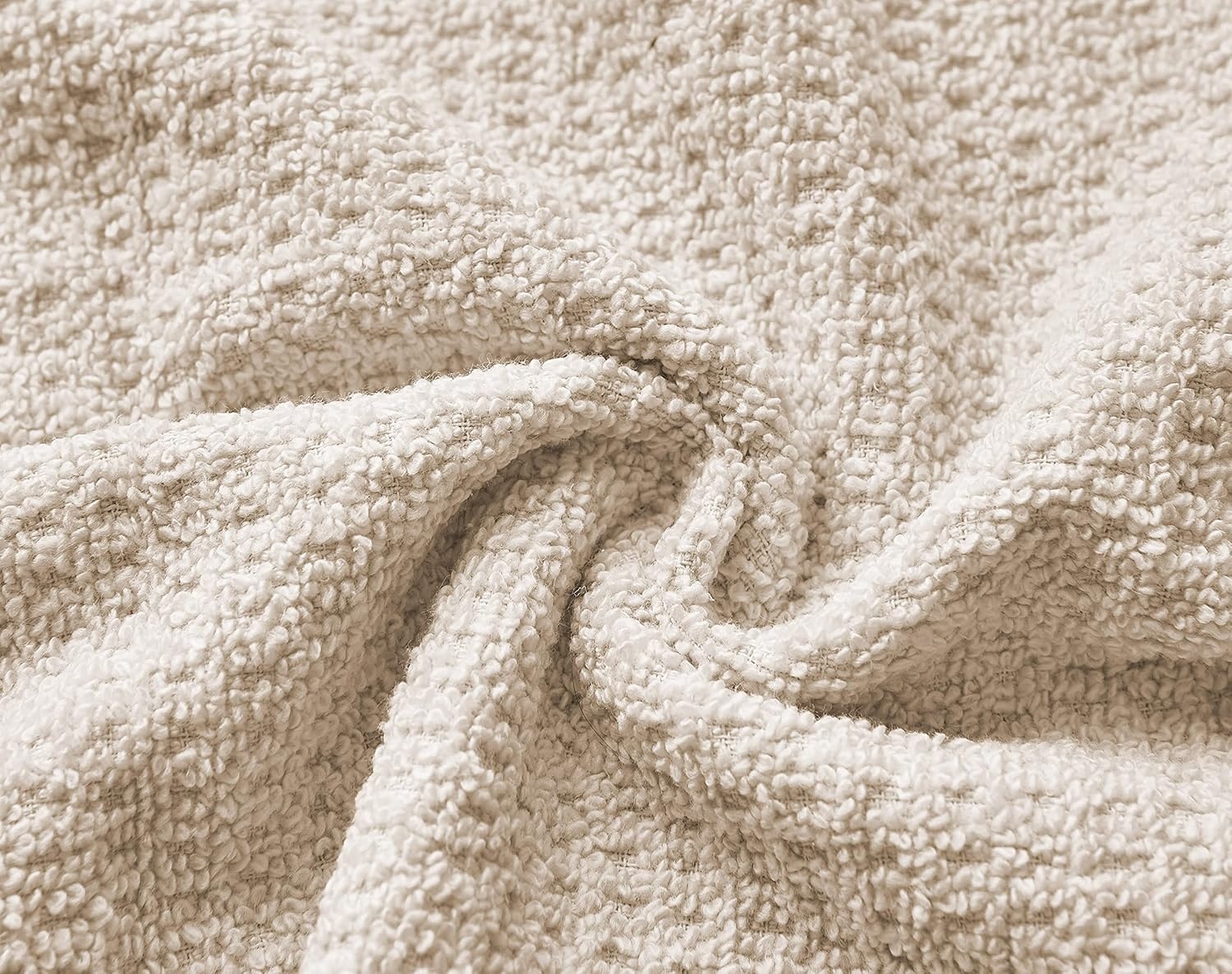 image:imageNautica Bath Towels 100 Soft amp Absorbent Plush Cotton Towels with Yarn Dye Loops Medium Weight Bathroom Towels Cruise Along Blue 6 PieceOasis Beige
