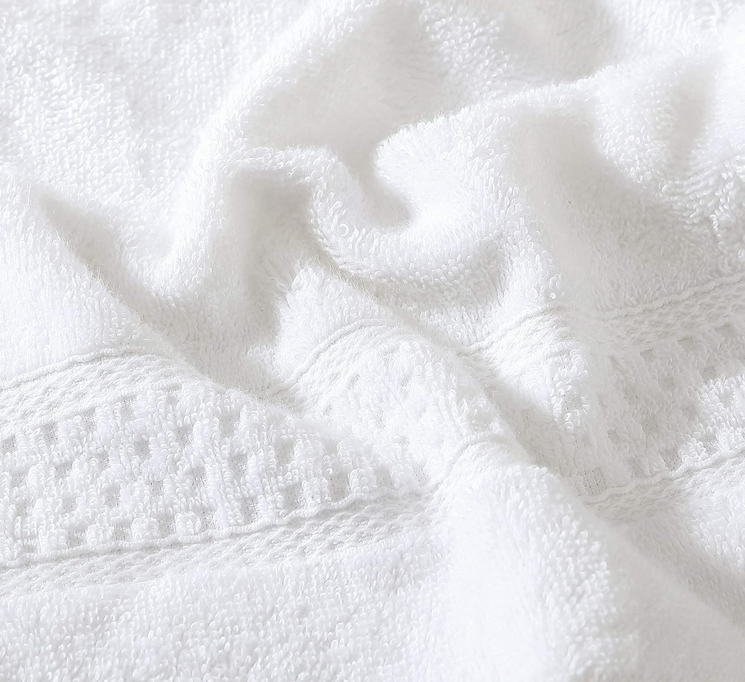 image:imageNautica Bathroom Towels Soft Cotton Washcloth Bath amp Hand Towel Set Highly Absorbent amp Quick Dry Zero Twist Set of 6 College Dorm Room Essentials Oceane WhiteOceane White