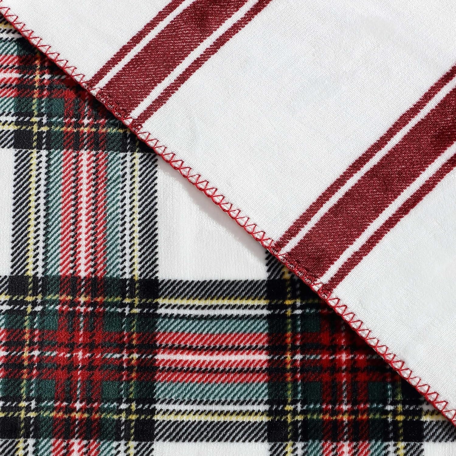 image:imageNautica Blanket UltraSoft Plush Throw Blanket Reversible amp Oversized Bedding for Couch or Bed Hillcrest PlaidStripe Red 50 x 70Hillcrest PlaidSailor Stripe Red