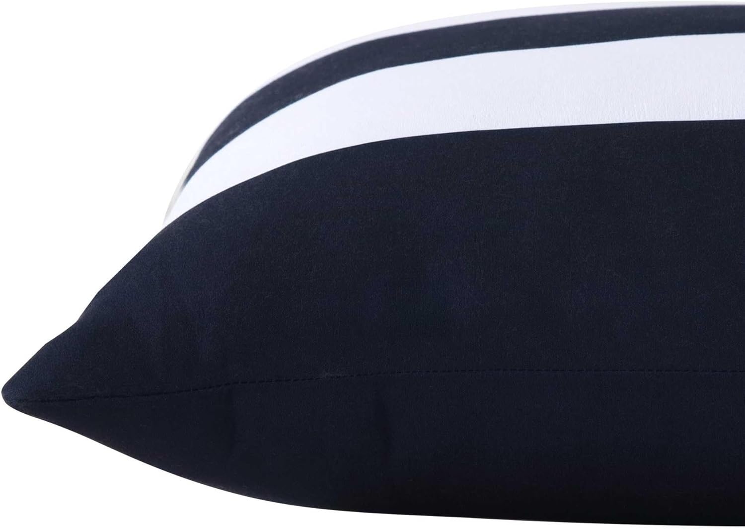 image:imageNautica Decorative Pillow Soft amp Plush Printed Throw Pillow Square Pillow for Bed or Couch Flag Blue 18 x 18Sailor Stripe Blue
