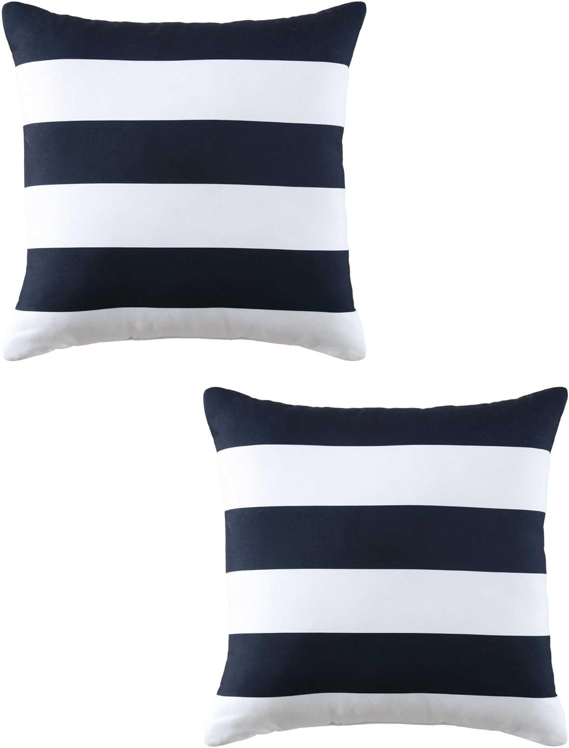 image:imageNautica Decorative Pillow Soft amp Plush Printed Throw Pillow Square Pillow for Bed or Couch Flag Blue 18 x 18Sailor Stripe Blue