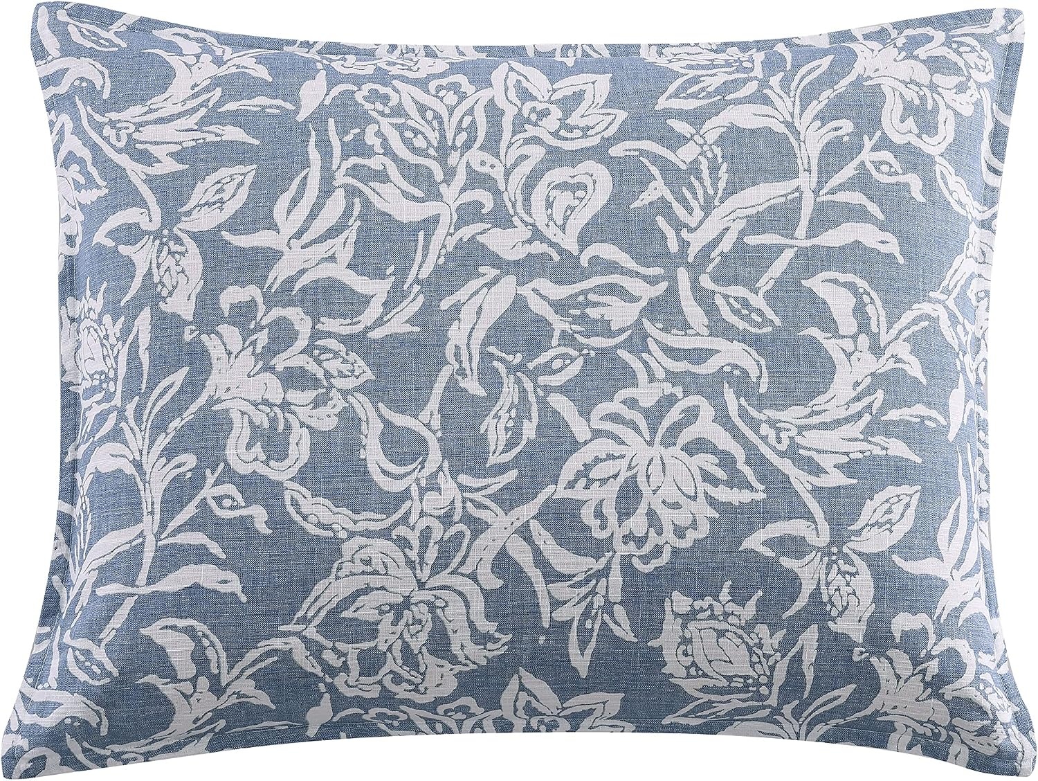 image:imageNautica Queen Comforter Set Reversible Bedding with Matching Shams Floral Room Decor College Dorm Room Essentials Tortola BlueTortola Blue