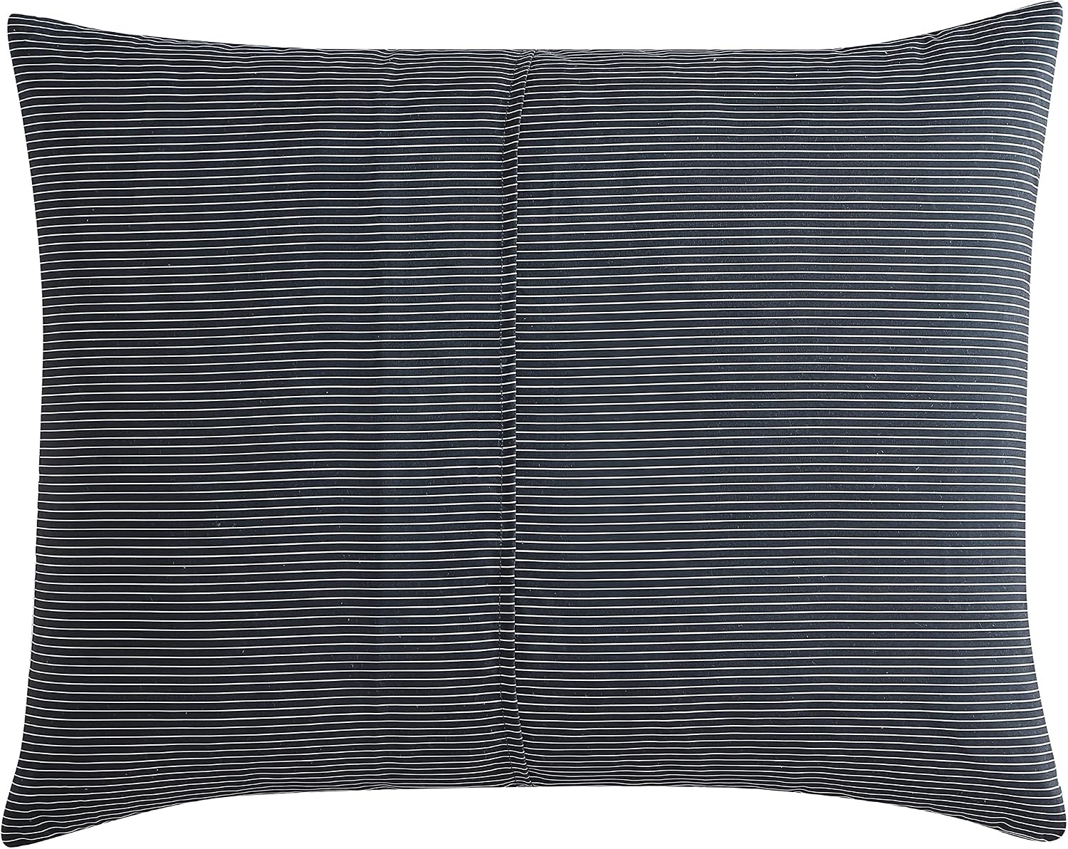 image:imageNautica Queen Comforter Set Reversible Bedding with Matching Shams Stripe Room Decor Bed Set College Dorm Room Essentials Craver CharcoalCraver BlackWhite