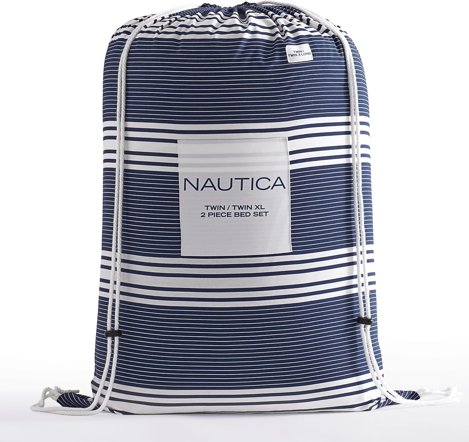 image:imageNautica Queen Comforter Set Reversible Bedding with Matching Shams Stripe Room Decor Bed Set College Dorm Room Essentials Craver CharcoalCraver Navy