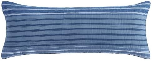 image:imageNautica Queen Quilt Set Reversible Bedding with Matching Shams Stripe Room Decor Lightweight Bed Set College Dorm Room Essentials Coveside BlueDark BlueMedium Blue