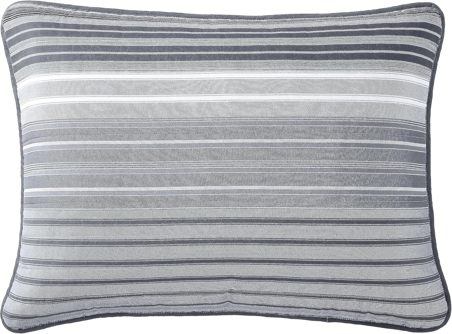 image:imageNautica Queen Quilt Set Reversible Bedding with Matching Shams Stripe Room Decor Lightweight Bed Set College Dorm Room Essentials Coveside BlueMedium GreyDark GreyWhite